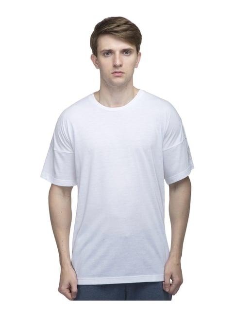 adidas zne ss all tee white regular fit sports t-shirt