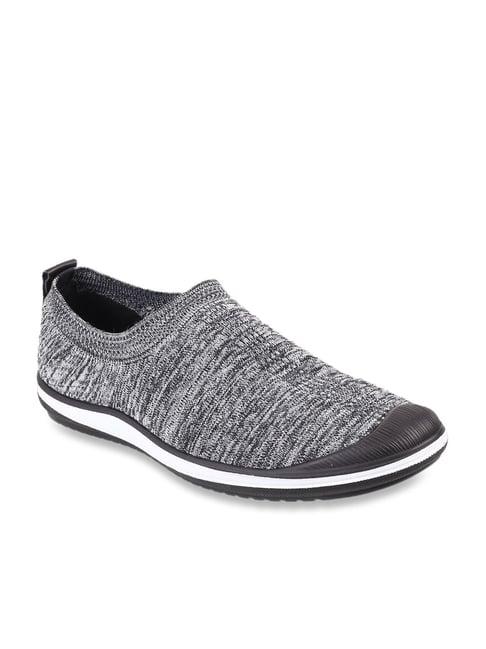 metro men's grey casual sneakers