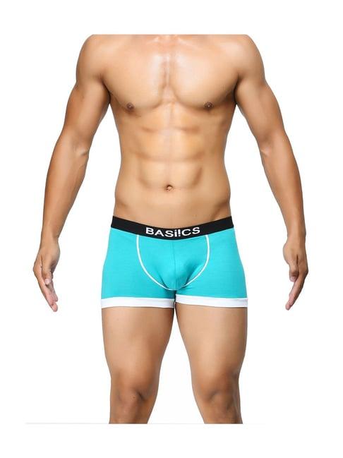 basiics by la intimo green cotton trunk