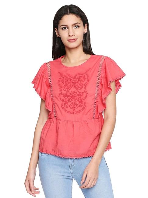 oxolloxo orange passion fire hers stylized top