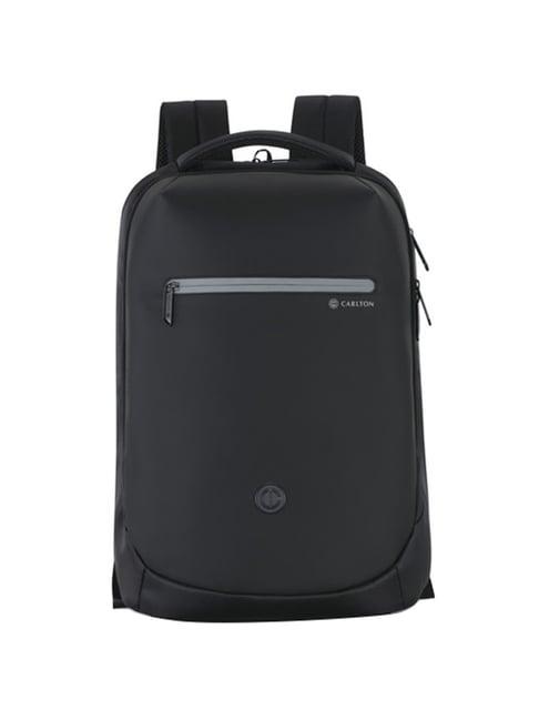 carlton black small laptop backpack