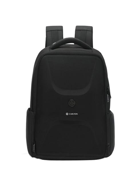 carlton black small laptop backpack