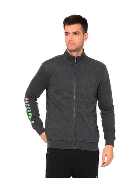 puma grey textured jacket