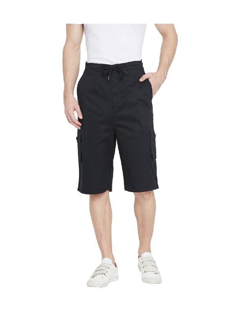 hypernation black cotton shorts