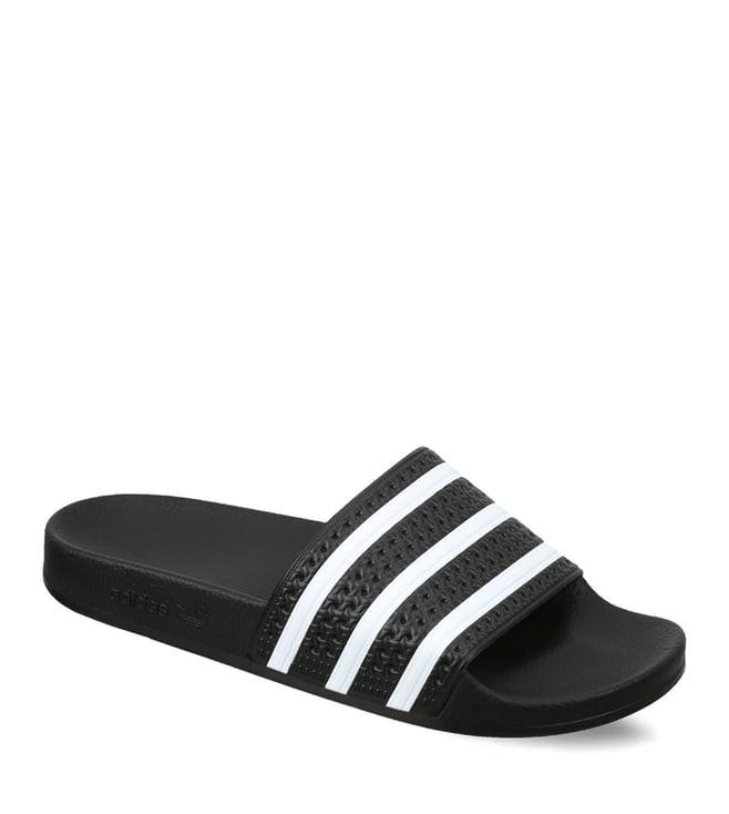 adidas originals men's adilette black slide sandals