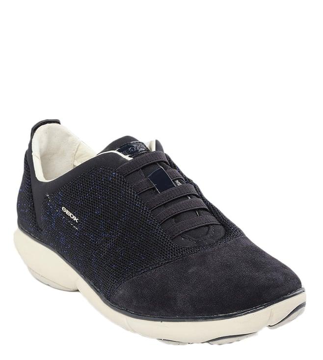 geox women's mesh navy slip-on sneakers