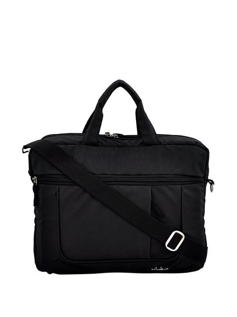 yelloe black medium laptop messenger bag