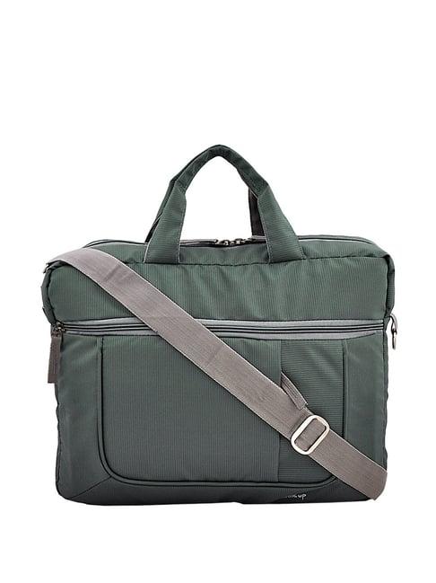 yelloe grey medium laptop messenger bag