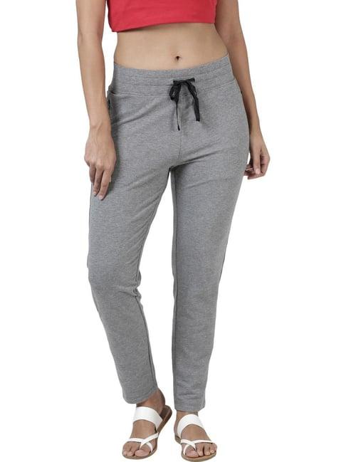 enamor grey textured pants