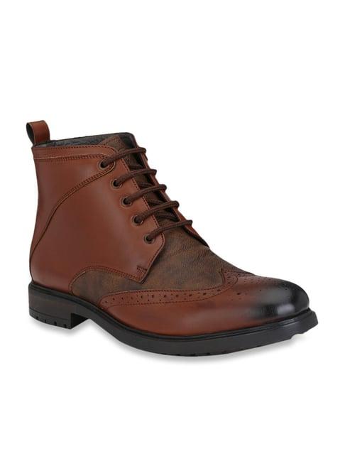 san frissco brown derby boots