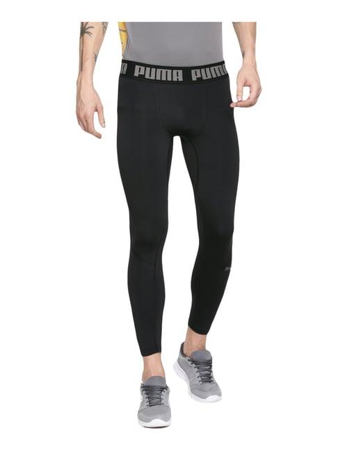 puma bnd 7/8 reflective tec black regular fit sports tights