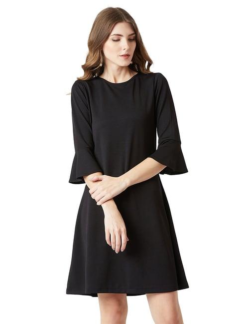 miss chase black relaxed fit dress