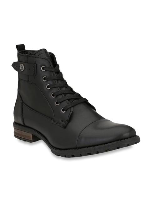 delize men's black derby boots