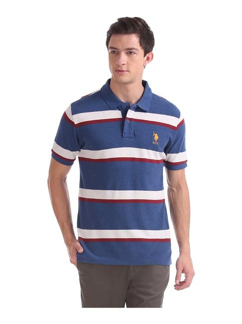 u.s. polo assn. dark blue polo t-shirt