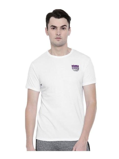 nba white regular fit t-shirt