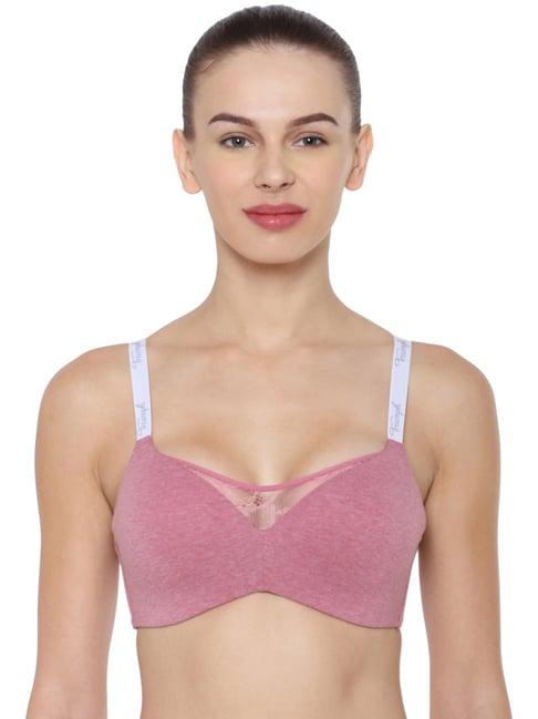 triumph pink self demi cup bra