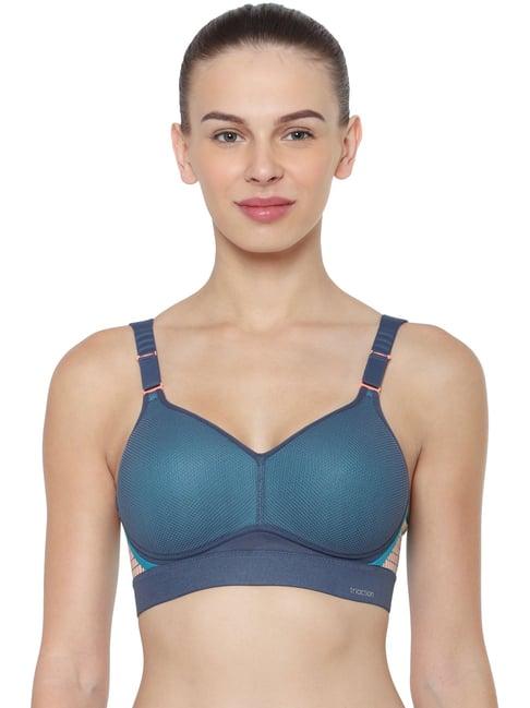 triumph teal green sports bra