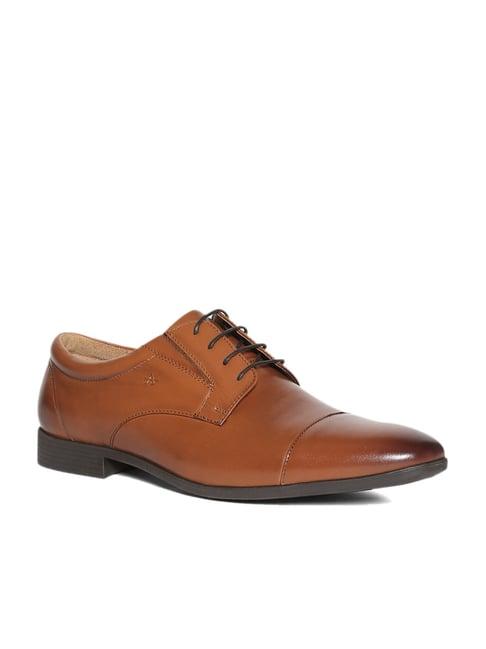 arrow men's astor tan derby shoes