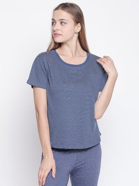 dreamz by pantaloons navy striped top