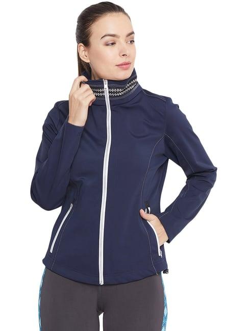 jump usa navy regular fit sports jacket