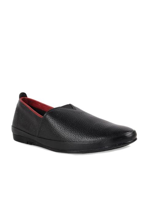 regal black casual slip-ons