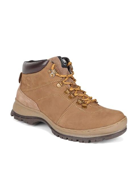 weinbrenner by bata men's tan casual boots