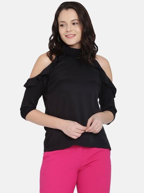 isu by radhika apte black regular fit top