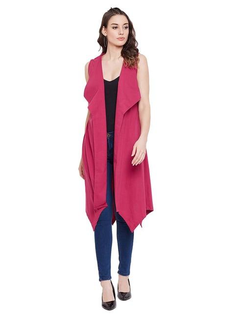 hypernation fuschia cotton shrug