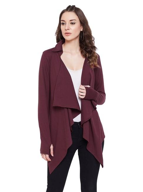 hypernation wine cotton shrug