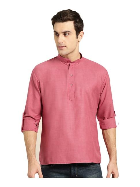 sojanya coral cotton regular fit short kurta