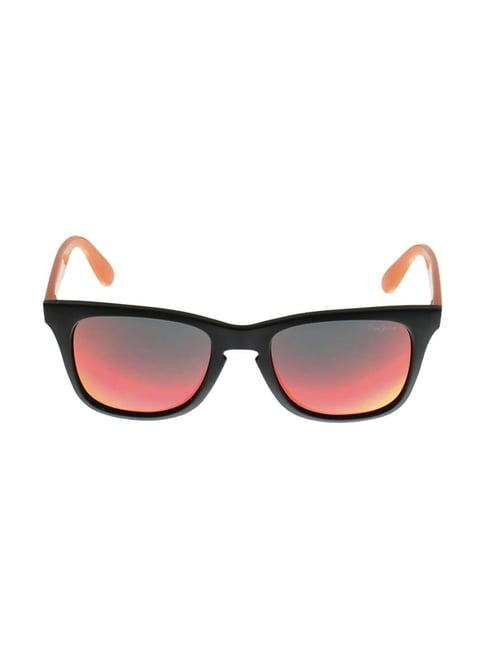 pepe jeans pj7236c152 orange mirrored wayfarer