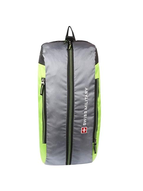 swiss military 31 ltrs green & grey medium backpack