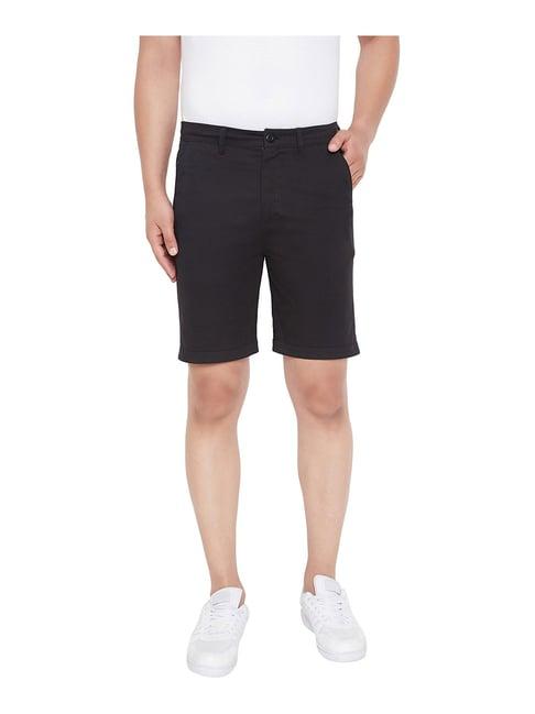 hypernation black chino shorts