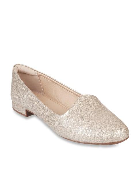 j. fontini by mochi women's golden flat ballets