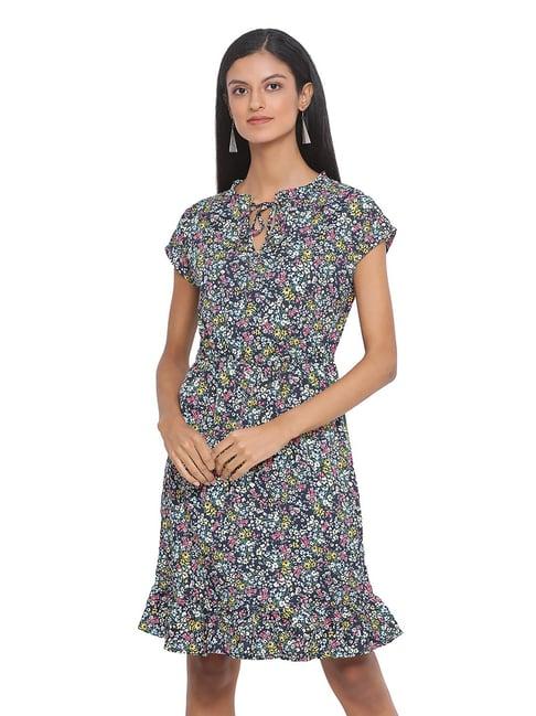 oxolloxo multicolor monikha floral print dress