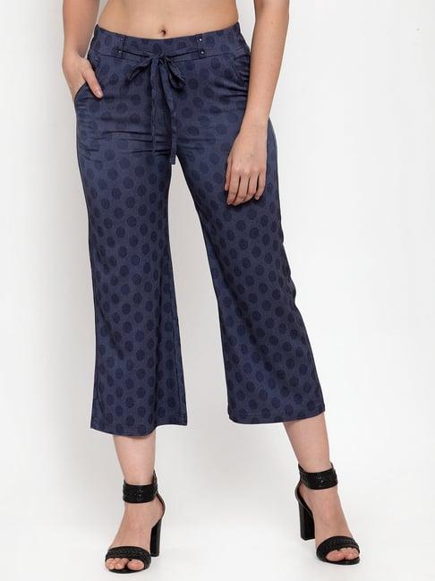 westwood blue printed culottes