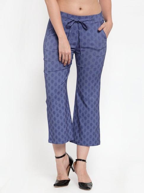 westwood blue printed culottes