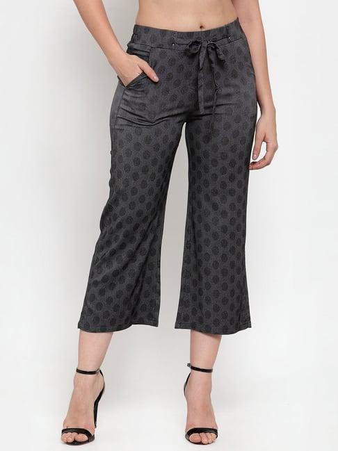 westwood black printed culottes