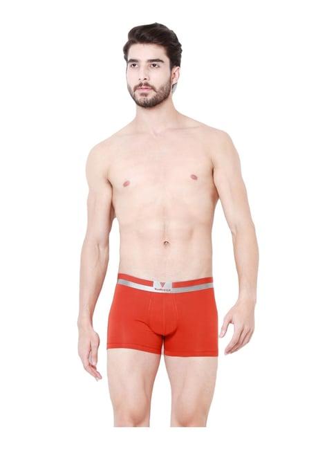 van heusen red cotton comfort fit trunks