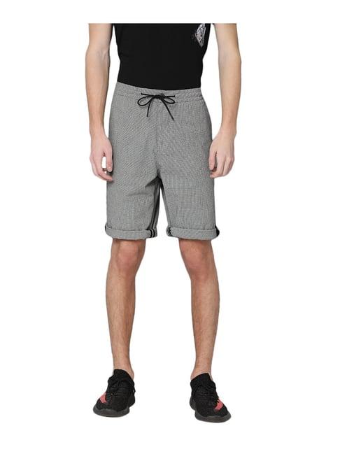 antony morato black cotton shorts