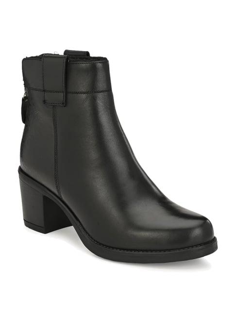 delize black casual booties