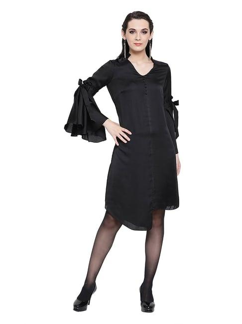 office & you black straight fit dress