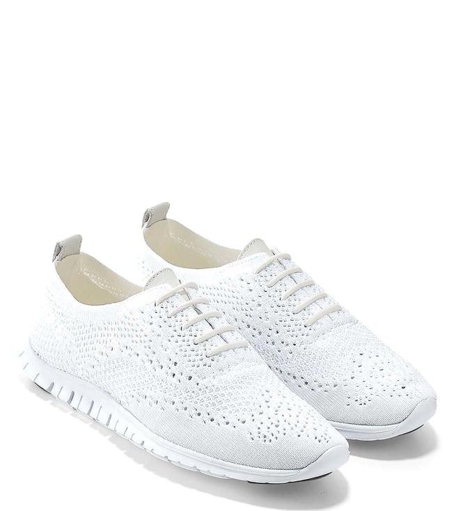 cole haan women's zerogrand stitchlite off white sneakers