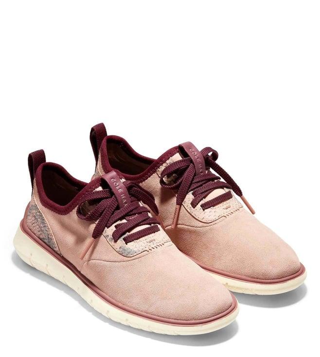 cole haan women's generation zerogrand pink sneakers