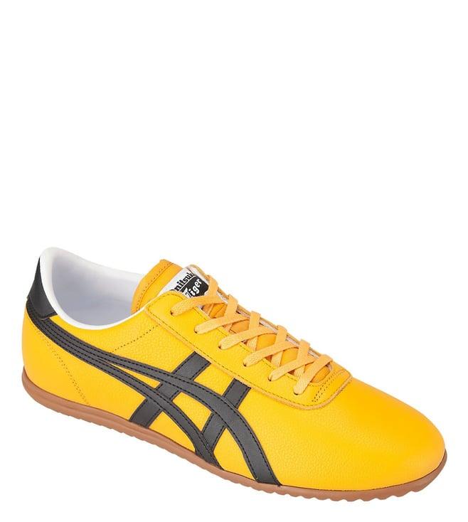 onitsuka tiger unisex tai-chi-reb yellow & black sneakers