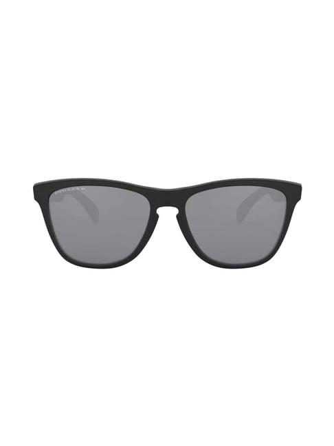 oakley 0oo9013 light grey prizm frogskins wayfarer - 55 mm