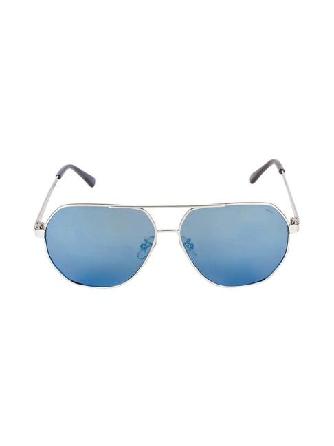 invu b1817c sky blue polarized aviator