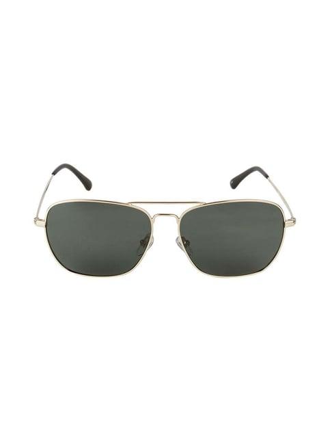 invu v1903b green polarized square sunglasses