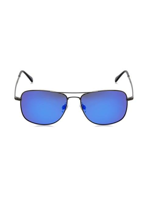 invu t1500b blue polarized square sunglasses