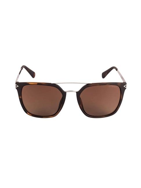 guess gu69225352h square unisex sunglasses